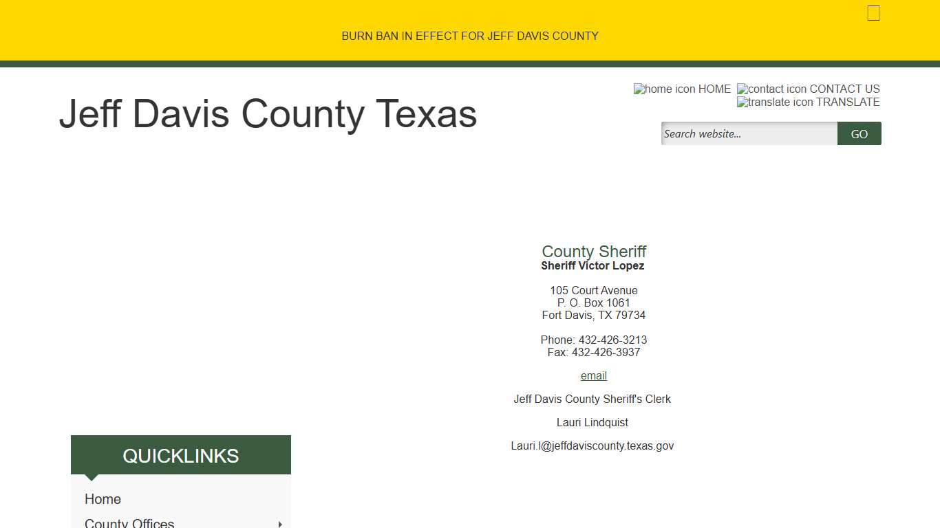 Jeff Davis County, Texas