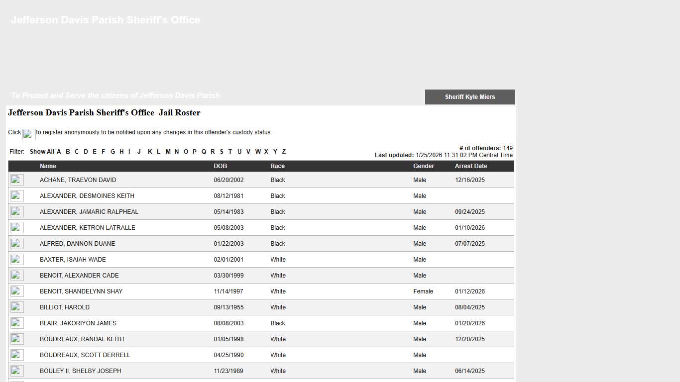 Jefferson Davis Parish Jail